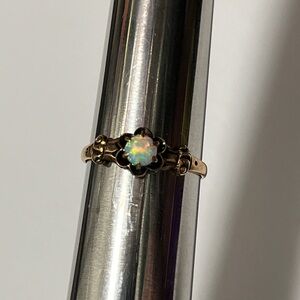 Victorian 14K Gold Opal Ring, size 6.25